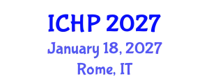 International Conference on Hydraulics and Pneumatics (ICHP) January 18, 2027 - Rome, Italy