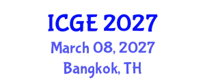 International Conference on Geological Engineering (ICGE) March 08, 2027 - Bangkok, Thailand