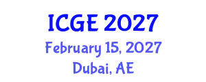 International Conference on Geological Engineering (ICGE) February 15, 2027 - Dubai, United Arab Emirates