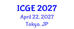 International Conference on Geological Engineering (ICGE) April 22, 2027 - Tokyo, Japan