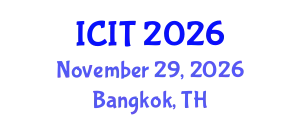 International Conference on Industrial Technology (ICIT) November 29, 2026 - Bangkok, Thailand