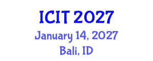 International Conference on Industrial Technology (ICIT) January 14, 2027 - Bali, Indonesia