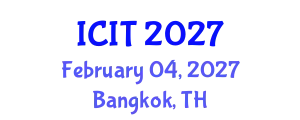 International Conference on Industrial Technology (ICIT) February 04, 2027 - Bangkok, Thailand