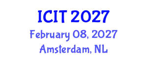 International Conference on Industrial Technology (ICIT) February 08, 2027 - Amsterdam, Netherlands