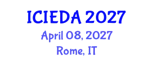 International Conference on Industrial Engineering Design and Analysis (ICIEDA) April 08, 2027 - Rome, Italy