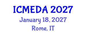 International Conference on Mechanical Engineering Design and Analysis (ICMEDA) January 18, 2027 - Rome, Italy