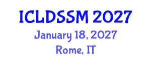 International Conference on Land Degradation and Sustainable Soil Management (ICLDSSM) January 18, 2027 - Rome, Italy