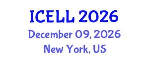 International Conference on English Language and Linguistics (ICELL) December 09, 2026 - New York, United States