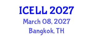 International Conference on English Language and Linguistics (ICELL) March 08, 2027 - Bangkok, Thailand