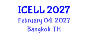 International Conference on English Language and Linguistics (ICELL) February 04, 2027 - Bangkok, Thailand