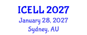 International Conference on English Language and Linguistics (ICELL) January 28, 2027 - Sydney, Australia