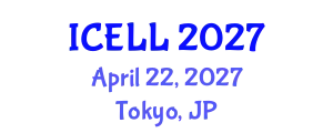 International Conference on English Language and Linguistics (ICELL) April 22, 2027 - Tokyo, Japan