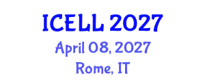 International Conference on English Language and Linguistics (ICELL) April 08, 2027 - Rome, Italy