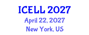 International Conference on English Language and Linguistics (ICELL) April 22, 2027 - New York, United States