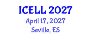 International Conference on English Language and Linguistics (ICELL) April 17, 2027 - Seville, Spain