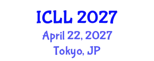 International Conference on Language Learning (ICLL) April 22, 2027 - Tokyo, Japan