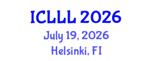 International Conference on Languages, Literature and Linguistics (ICLLL) July 19, 2026 - Helsinki, Finland
