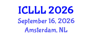 International Conference on Languages, Literature and Linguistics (ICLLL) September 16, 2026 - Amsterdam, Netherlands