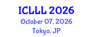 International Conference on Languages, Literature and Linguistics (ICLLL) October 07, 2026 - Tokyo, Japan