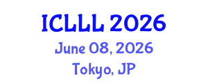 International Conference on Languages, Literature and Linguistics (ICLLL) June 08, 2026 - Tokyo, Japan