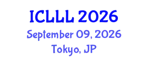International Conference on Languages, Literature and Linguistics (ICLLL) September 09, 2026 - Tokyo, Japan