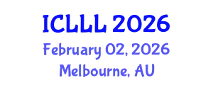 International Conference on Languages, Literature and Linguistics (ICLLL) February 02, 2026 - Melbourne, Australia