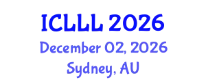 International Conference on Languages, Literature and Linguistics (ICLLL) December 02, 2026 - Sydney, Australia