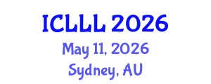 International Conference on Languages, Literature and Linguistics (ICLLL) May 11, 2026 - Sydney, Australia