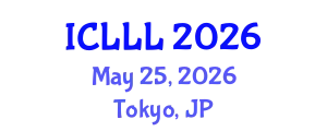 International Conference on Languages, Literature and Linguistics (ICLLL) May 25, 2026 - Tokyo, Japan