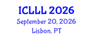 International Conference on Languages, Literature and Linguistics (ICLLL) September 20, 2026 - Lisbon, Portugal