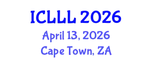International Conference on Languages, Literature and Linguistics (ICLLL) April 13, 2026 - Cape Town, South Africa