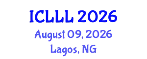 International Conference on Languages, Literature and Linguistics (ICLLL) August 09, 2026 - Lagos, Nigeria