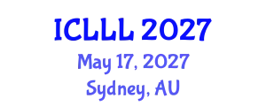 International Conference on Languages, Literature and Linguistics (ICLLL) May 17, 2027 - Sydney, Australia