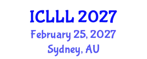 International Conference on Languages, Literature and Linguistics (ICLLL) February 25, 2027 - Sydney, Australia