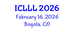 International Conference on Languages, Literature and Linguistics (ICLLL) February 16, 2026 - Bogota, Colombia