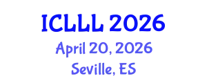 International Conference on Languages, Literature and Linguistics (ICLLL) April 20, 2026 - Seville, Spain