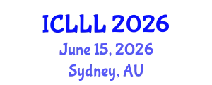 International Conference on Languages, Literature and Linguistics (ICLLL) June 15, 2026 - Sydney, Australia