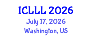 International Conference on Languages, Literature and Linguistics (ICLLL) July 17, 2026 - Washington, United States