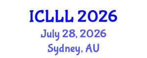 International Conference on Languages, Literature and Linguistics (ICLLL) July 28, 2026 - Sydney, Australia