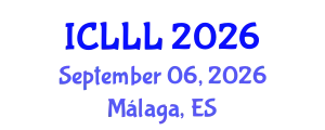 International Conference on Languages, Literature and Linguistics (ICLLL) September 06, 2026 - Málaga, Spain