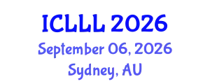 International Conference on Languages, Literature and Linguistics (ICLLL) September 06, 2026 - Sydney, Australia