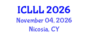International Conference on Languages, Literature and Linguistics (ICLLL) November 04, 2026 - Nicosia, Cyprus