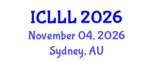 International Conference on Languages, Literature and Linguistics (ICLLL) November 04, 2026 - Sydney, Australia