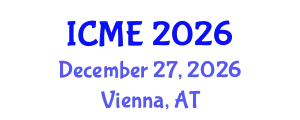 International Conference on Management Engineering (ICME) December 27, 2026 - Vienna, Austria