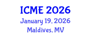 International Conference on Management Engineering (ICME) January 19, 2026 - Maldives, Maldives