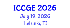 International Conference on Civil and Geological Engineering (ICCGE) July 19, 2026 - Helsinki, Finland