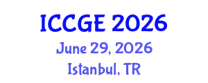 International Conference on Civil and Geological Engineering (ICCGE) June 29, 2026 - Istanbul, Turkey