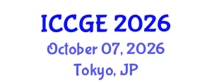 International Conference on Civil and Geological Engineering (ICCGE) October 07, 2026 - Tokyo, Japan
