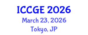 International Conference on Civil and Geological Engineering (ICCGE) March 23, 2026 - Tokyo, Japan