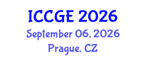 International Conference on Civil and Geological Engineering (ICCGE) September 06, 2026 - Prague, Czechia